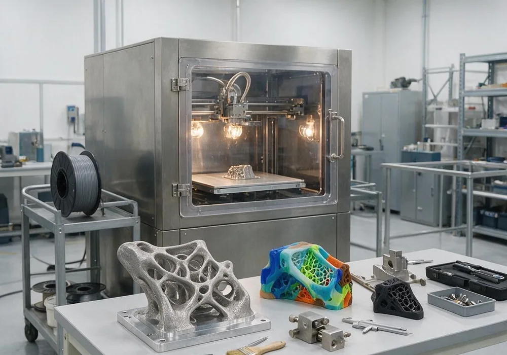 Beispielhafte 3D-Druckunterstützung für die Fertigungsprüfung
